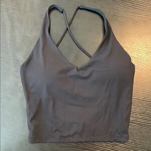 Amazon black active top strappy, padded